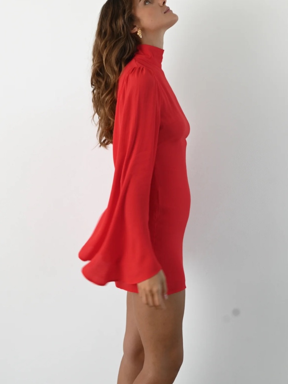 Yellow the Label RAYA DRESS β RED - Picture 5 of 10
